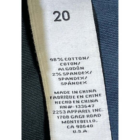 REgeneration by Celebrity Pink Womens  Size 20 High-Rise SKINNY Cargo Pants Blue - Picture 7 of 9